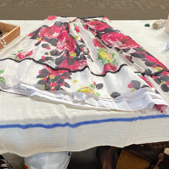 KENZO designer silk/cotton lined skirt - Picture 9 of 12